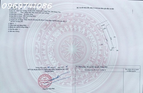 Chính chủ cần bán 76m2 xã Bảo Khê, Thành Phố Hưng yên, giá đầu tư